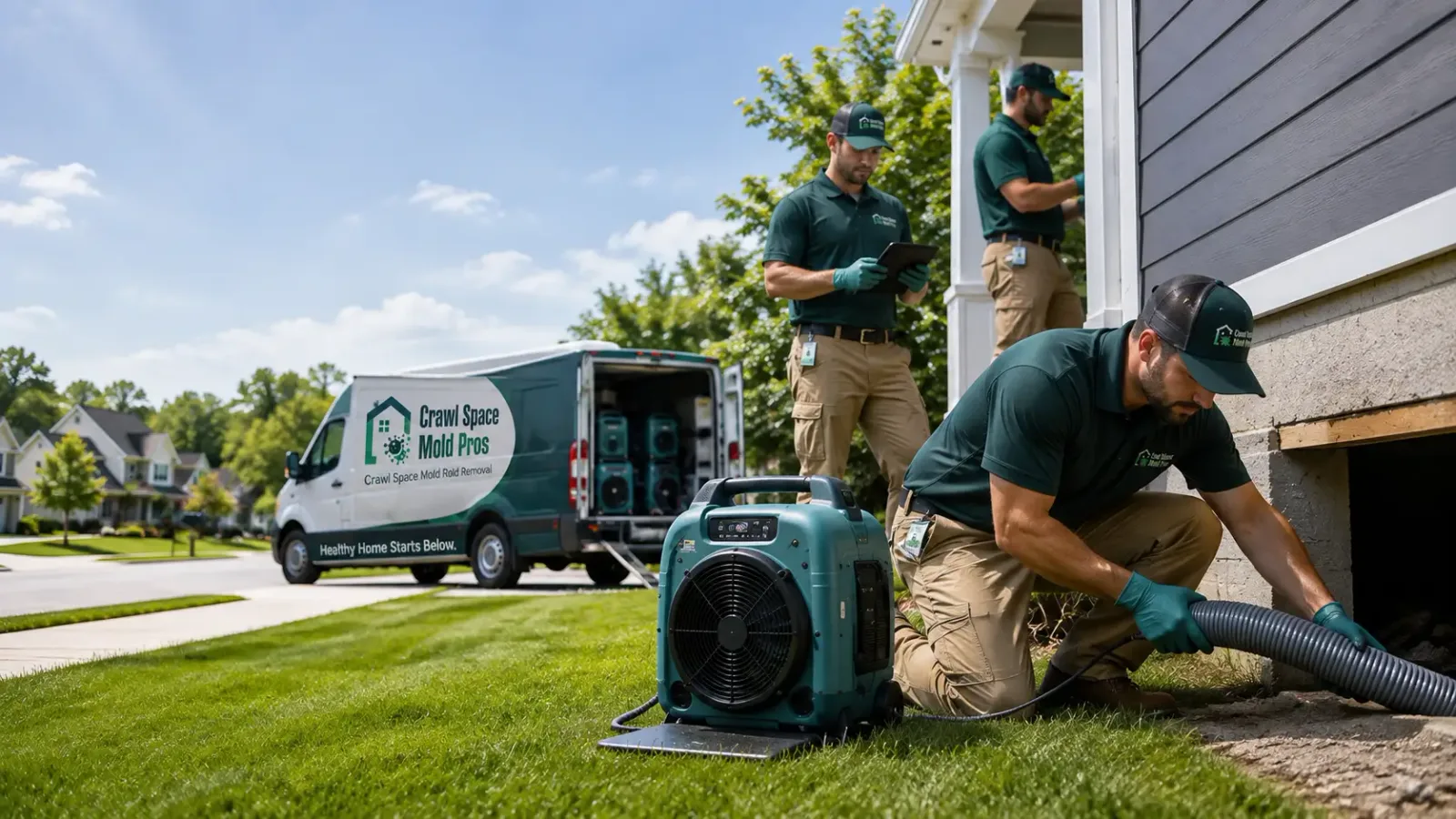 Crawl Space Mold Removal in Durand, WI